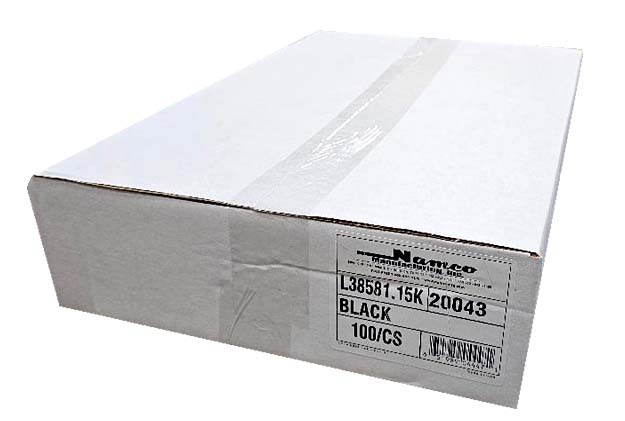 Heavy Duty Roll, Large Black 38x58 60 Gal 100 Ea/Cs