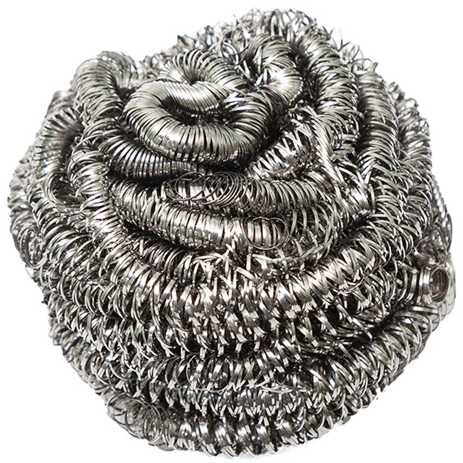 Stainless Steel Sponge Pads, 12 Ea/Cs