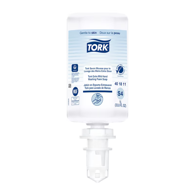 Tork Extra Mild Foam Soap 1 Liter Colorless, 6 Ea/Pk