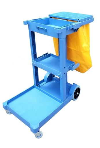 [6035] Maid Cart with Vinyl Bag